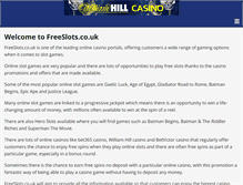 Tablet Screenshot of freeslots.co.uk